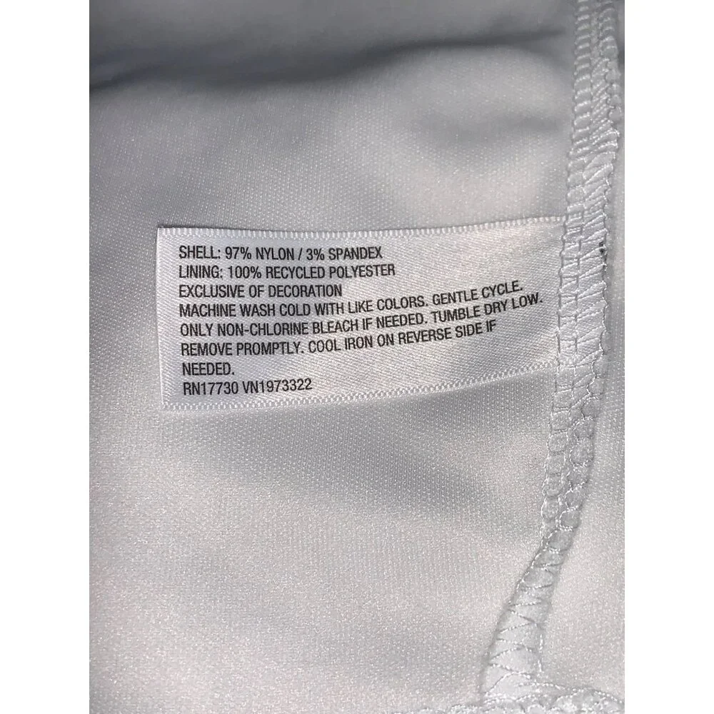 Wild Fable Junior Teens White Sleeveless Lace Textured Maxi Slip Dress Large - Picture 12 of 12
